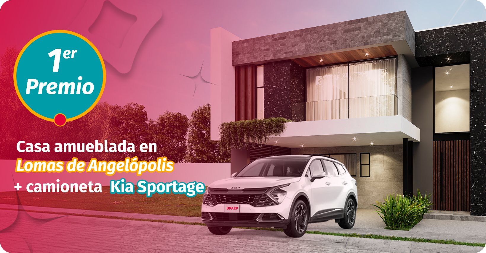 Banner de premios Sorteo UPAEP